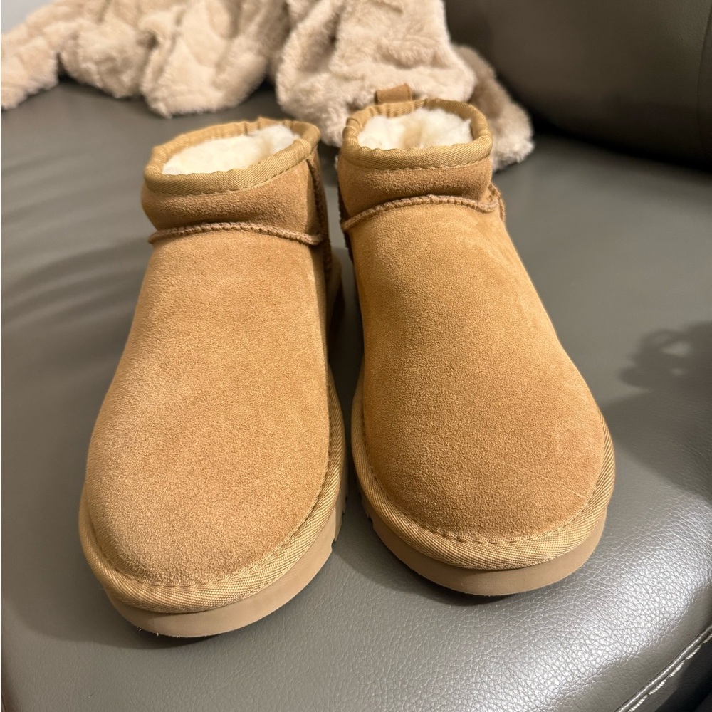 UGG Tan Ankle Boots